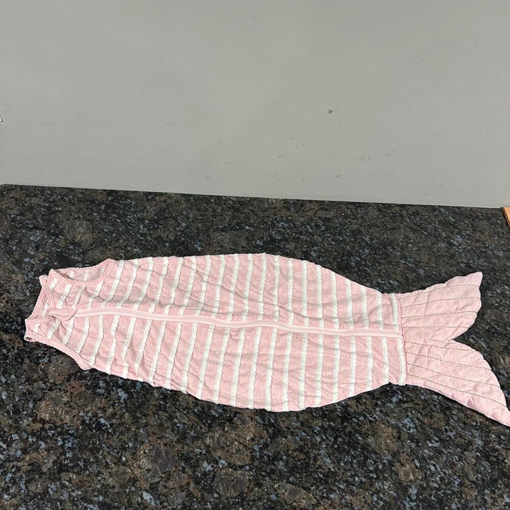 Mudpie Baby Sleep Sack Mermaid Tail 0 - 6 Month Pink